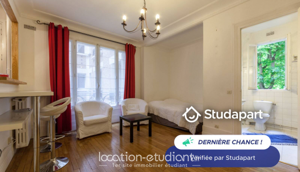 Logement �tudiant Location Studio Meubl&eacute; Paris 16�me arrondissement (75016)
