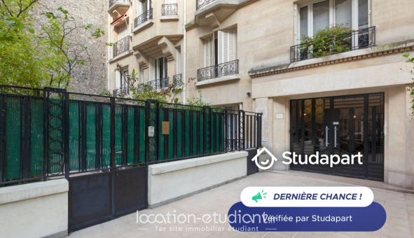 Logement �tudiant Studio &agrave; Paris 16�me arrondissement (75016)