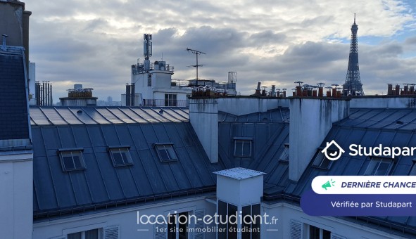Logement �tudiant Studio &agrave; Paris 16�me arrondissement (75016)