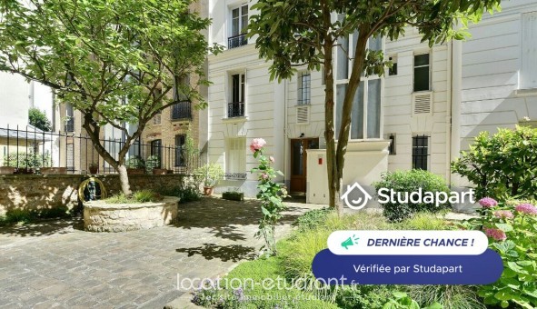 Logement �tudiant Studio &agrave; Paris 16�me arrondissement (75016)
