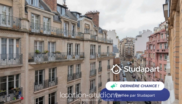 Logement étudiant Studio &agrave; Paris 16ème arrondissement (75016)