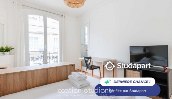Logement étudiant Studio &agrave; Paris 16ème arrondissement (75016)