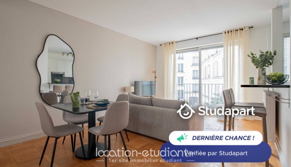 Logement étudiant Studio &agrave; Paris 16ème arrondissement (75016)