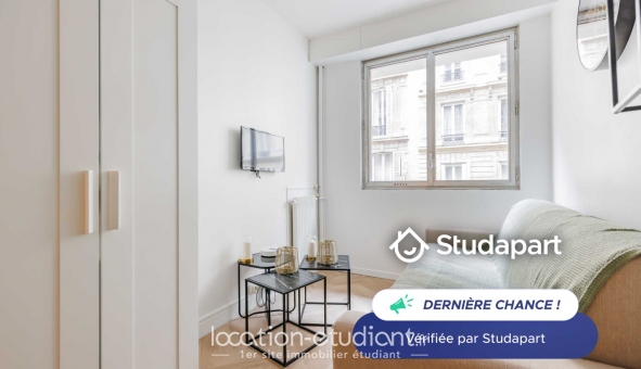 Logement étudiant Studio &agrave; Paris 16ème arrondissement (75016)