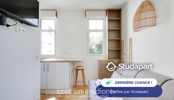 Logement étudiant Location Studio Meubl&eacute; Paris 16ème arrondissement (75016)
