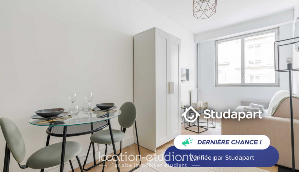 Logement �tudiant Studio &agrave; Paris 16�me arrondissement (75016)