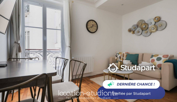 Logement �tudiant Location Studio Meubl&eacute; Paris 16�me arrondissement (75016)