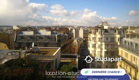 Logement �tudiant Studio &agrave; Paris 16�me arrondissement (75016)