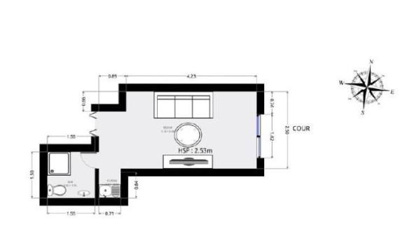 Logement �tudiant Studio &agrave; Paris 16�me arrondissement (75016)