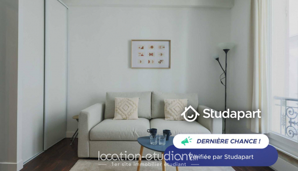 Logement tudiant Location Studio Meublé Paris 17me arrondissement (75017)
