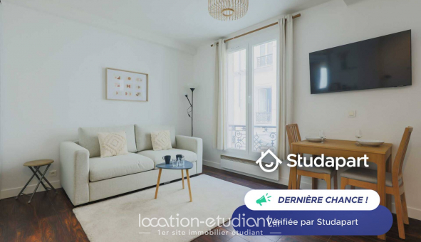 Logement tudiant Studio à Paris 17me arrondissement (75017)
