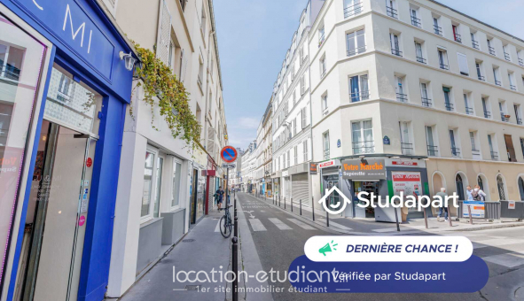 Logement étudiant Studio à Paris 17ème arrondissement (75017)