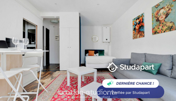 Logement étudiant Studio à Paris 17ème arrondissement (75017)