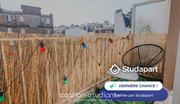 Logement tudiant Studio à Paris 17me arrondissement (75017)
