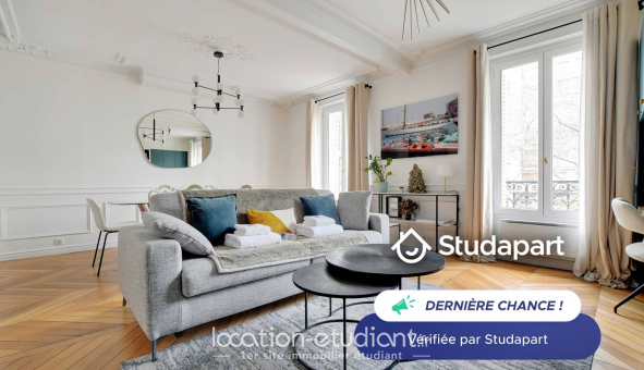 Logement tudiant Location Studio Meublé Paris 17me arrondissement (75017)