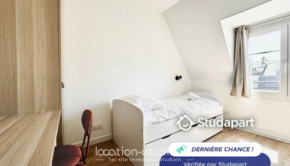 Logement tudiant Location Studio Meublé Paris 17me arrondissement (75017)