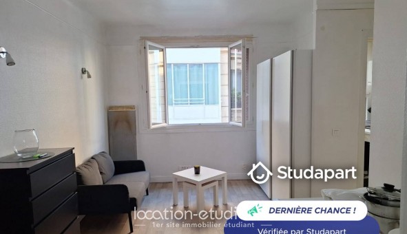 Logement tudiant Location Studio Meublé Paris 17me arrondissement (75017)