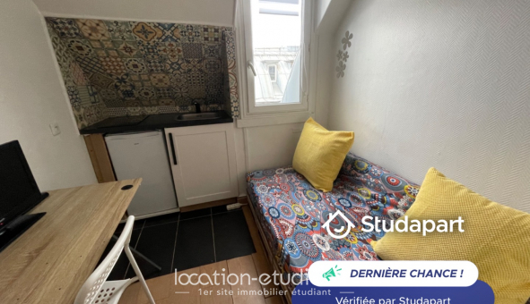 Logement tudiant Location Studio Meublé Paris 17me arrondissement (75017)