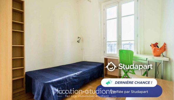 Logement tudiant Location Studio Meublé Paris 17me arrondissement (75017)
