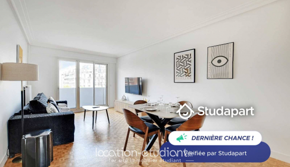 Logement tudiant Studio à Paris 17me arrondissement (75017)