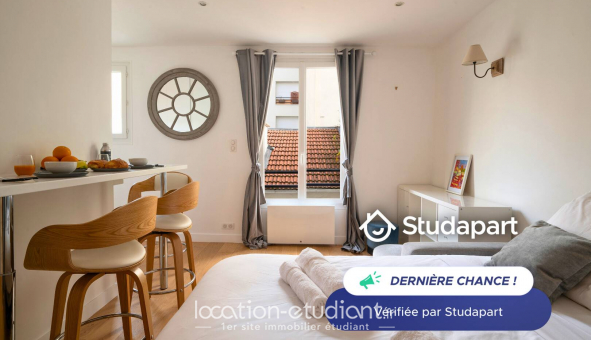 Logement tudiant Location Studio Meublé Paris 17me arrondissement (75017)