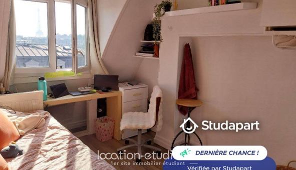 Logement tudiant Location Studio Meublé Paris 17me arrondissement (75017)