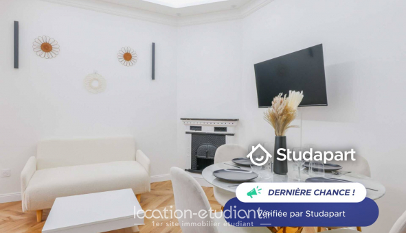 Logement �tudiant Location Studio Meubl&eacute; Paris 17�me arrondissement (75017)