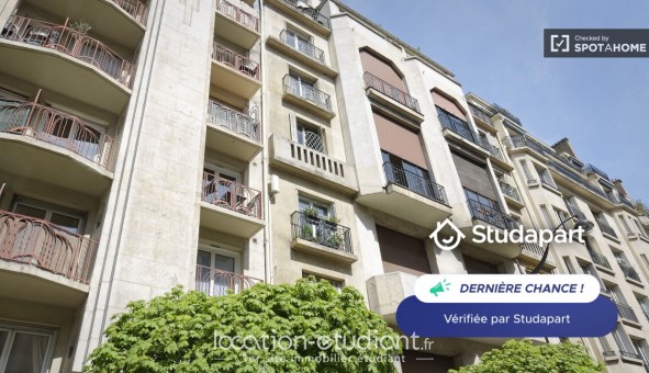 Logement �tudiant Location Studio Meubl&eacute; Paris 17�me arrondissement (75017)