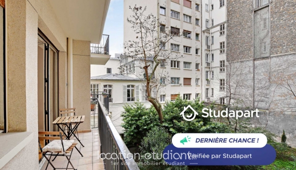 Logement étudiant Studio &agrave; Paris 17ème arrondissement (75017)