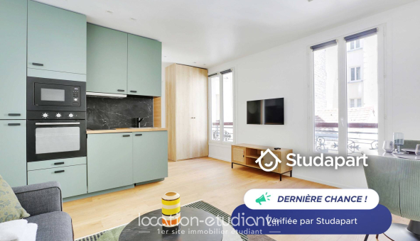 Logement étudiant Studio &agrave; Paris 17ème arrondissement (75017)