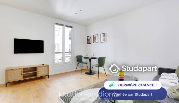 Logement étudiant Studio &agrave; Paris 17ème arrondissement (75017)