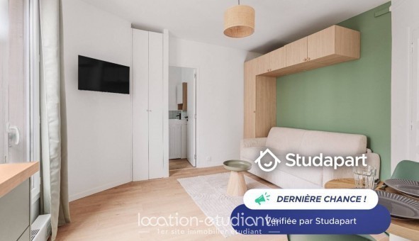 Logement �tudiant Studio &agrave; Paris 17�me arrondissement (75017)