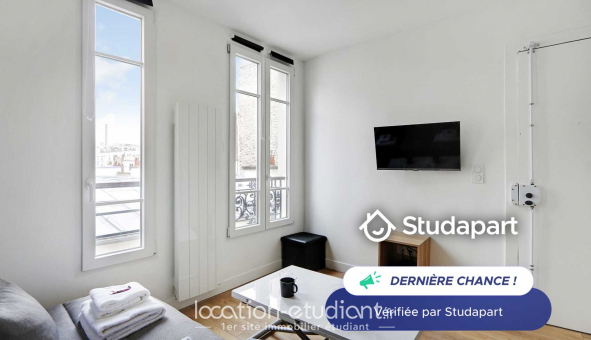 Logement �tudiant Studio &agrave; Paris 17�me arrondissement (75017)