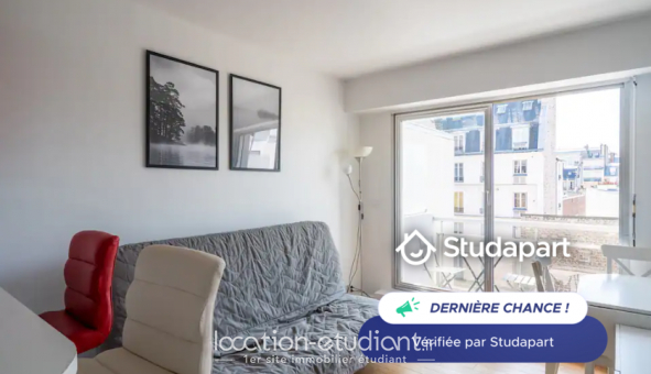 Logement �tudiant Studio &agrave; Paris 17�me arrondissement (75017)