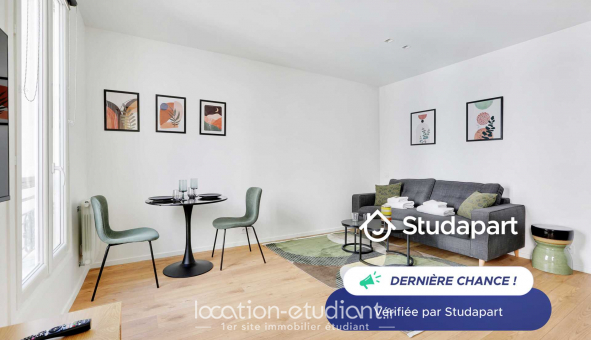 Logement �tudiant Studio &agrave; Paris 17�me arrondissement (75017)