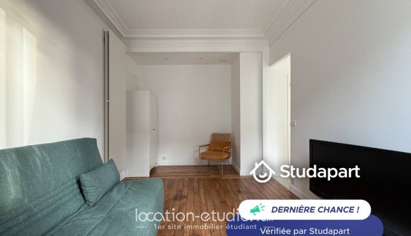 Logement �tudiant Studio &agrave; Paris 17�me arrondissement (75017)