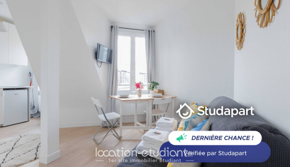 Logement �tudiant Location Studio Meubl&eacute; Paris 17�me arrondissement (75017)