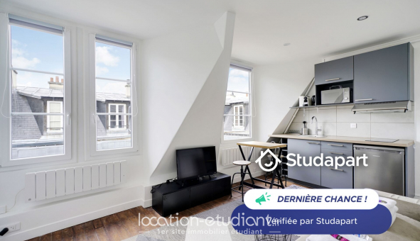 Logement étudiant Location Studio Meublé Paris 17ème arrondissement (75017)