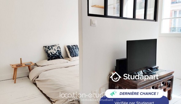 Logement tudiant Studio à Paris 18me arrondissement (75018)
