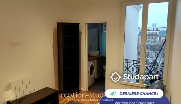 Logement tudiant Studio à Paris 18me arrondissement (75018)