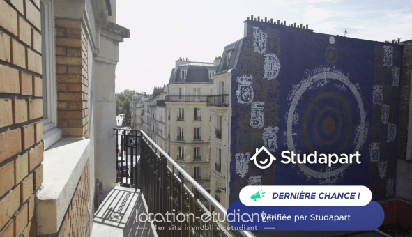 Logement tudiant Studio à Paris 18me arrondissement (75018)