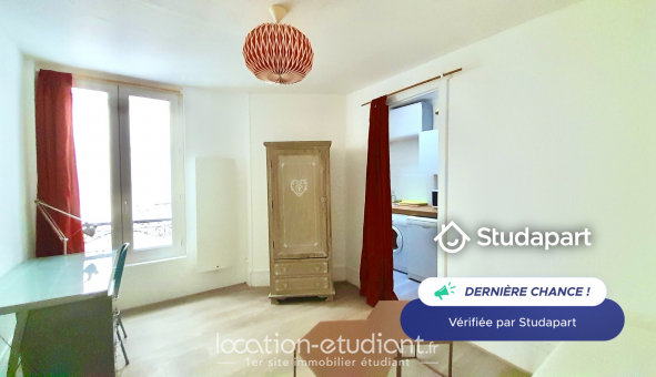 Logement tudiant Location Studio Meublé Paris 18me arrondissement (75018)
