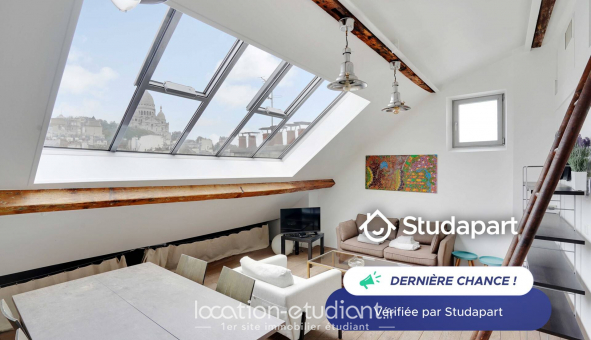 Logement tudiant Studio à Paris 18me arrondissement (75018)