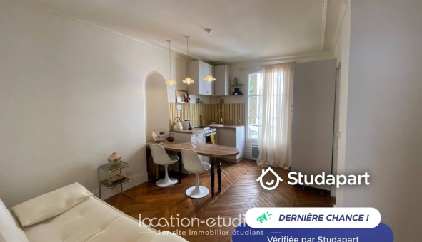 Logement tudiant Location Studio Meublé Paris 18me arrondissement (75018)