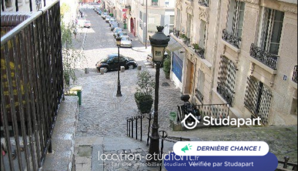 Logement tudiant Studio à Paris 18me arrondissement (75018)