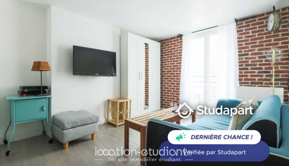 Logement tudiant Studio à Paris 18me arrondissement (75018)