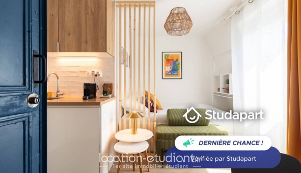 Logement tudiant Location Studio Meublé Paris 18me arrondissement (75018)