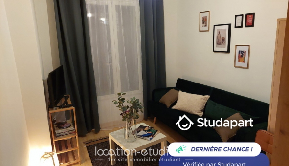 Logement étudiant Location Studio Meublé Paris 18ème arrondissement (75018)