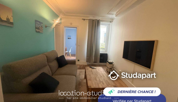 Logement tudiant Location Studio Meublé Paris 18me arrondissement (75018)