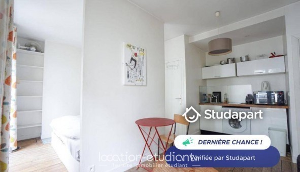 Logement tudiant Studio à Paris 18me arrondissement (75018)